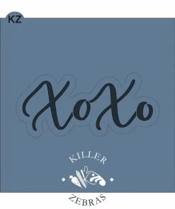 Killer Zebras Cutters XOXO KZ Cookie Cutter And Stencil SET