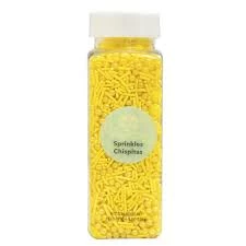 American Crafts Yellow LARGE Sprinkle Jar