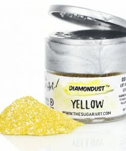 Yellow The Sugar Art Diamondust