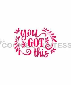 Cookie Countess You Got This Stencil