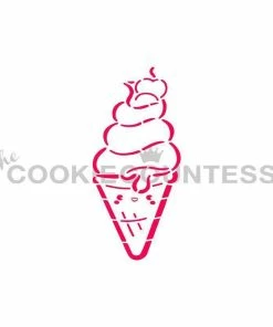 Cookie Countess Ice Cream For All! DWC/PYO Stencil Stencils